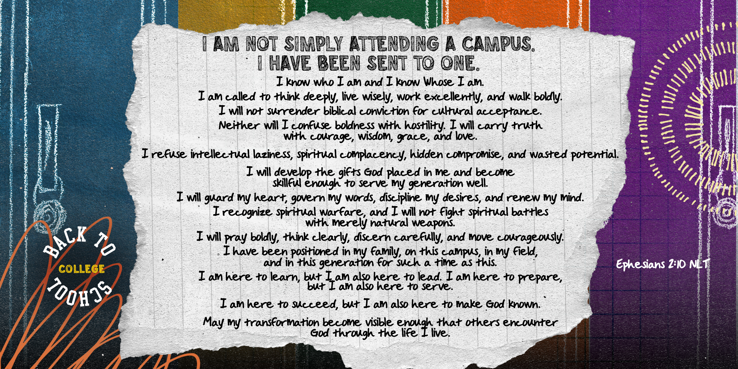 College 2026 Back2School declaration